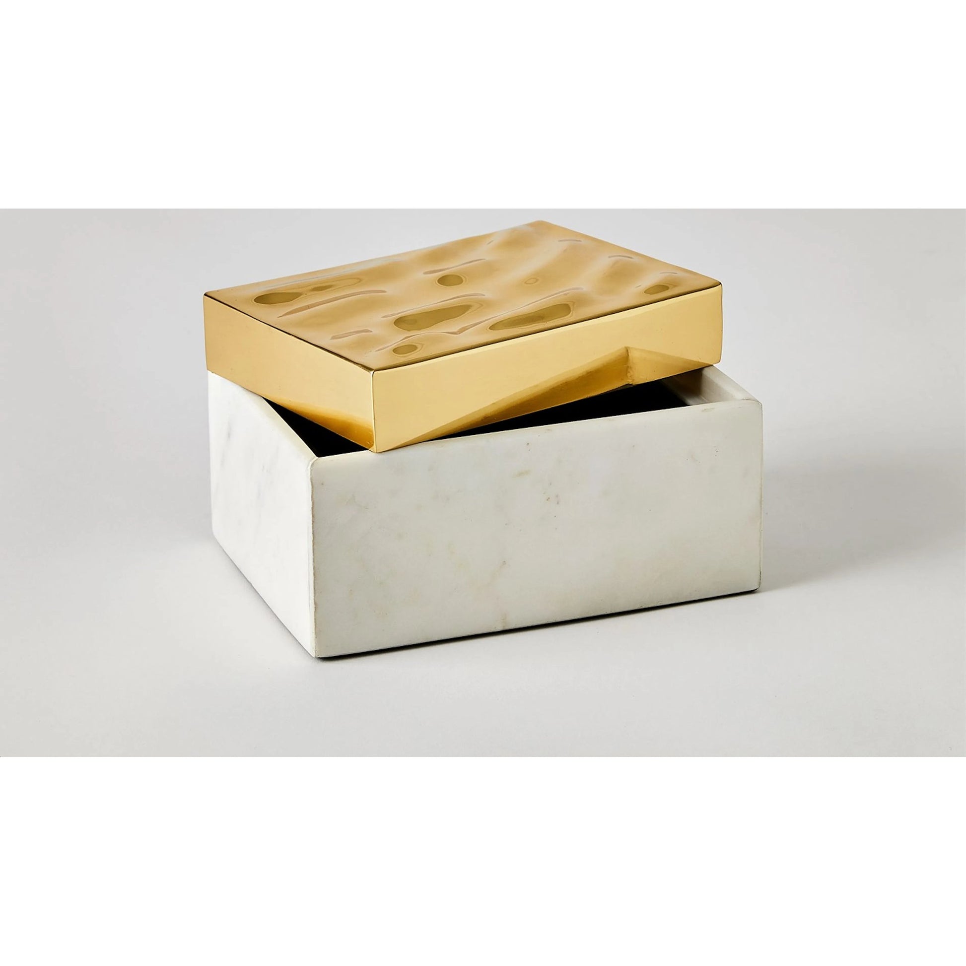 Shimmer Box by Global Views in marble. Made from unique in a unique style.