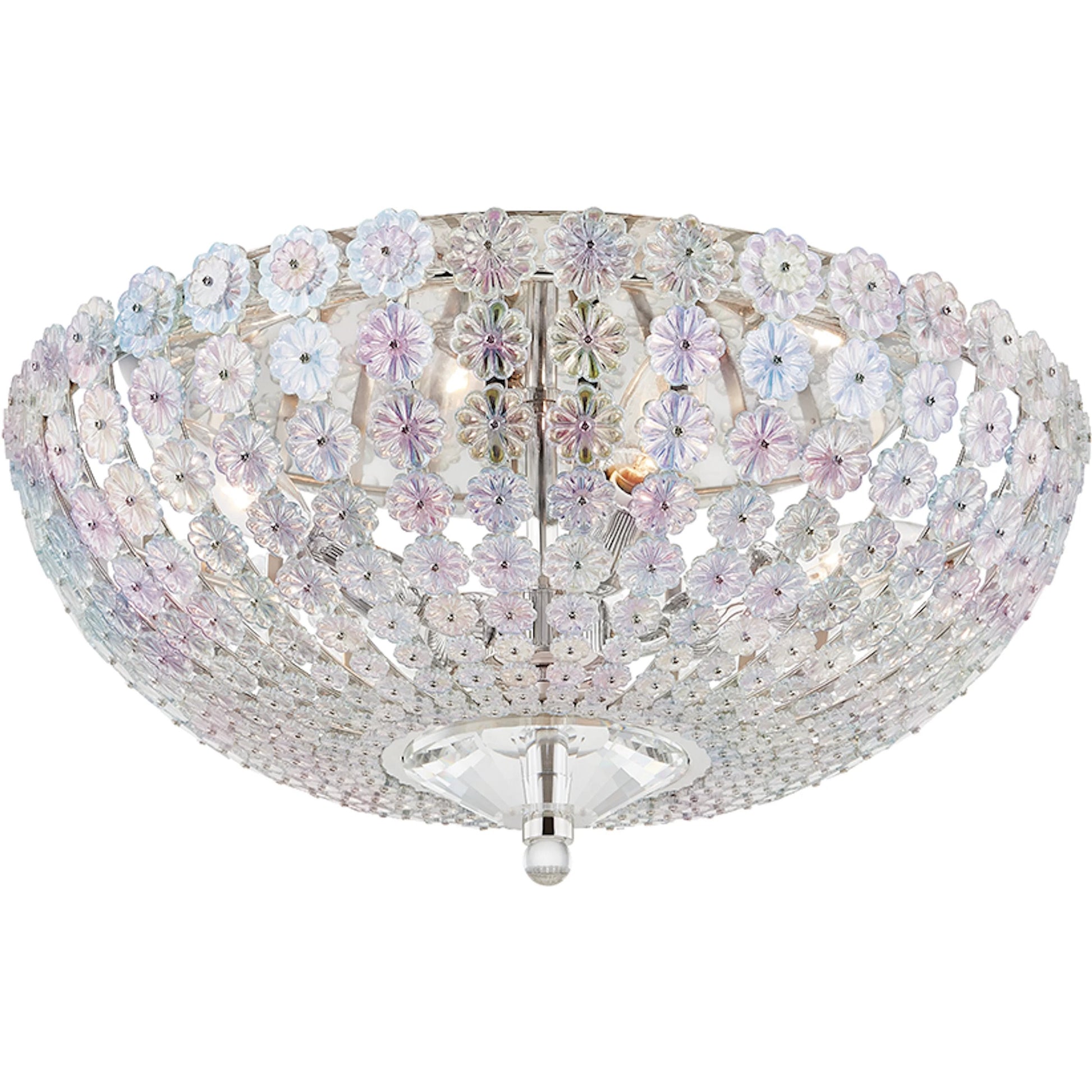 Floral Park Flush Mount by Hudson Valley. Made from brass in a cottage & farmhouse style.