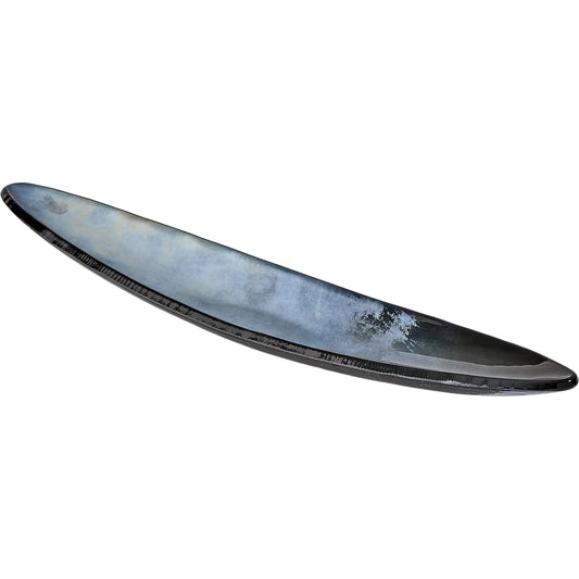 Obsidian Gondola by Global Views in metallic black. Made from art glass in a eclectic & global style.