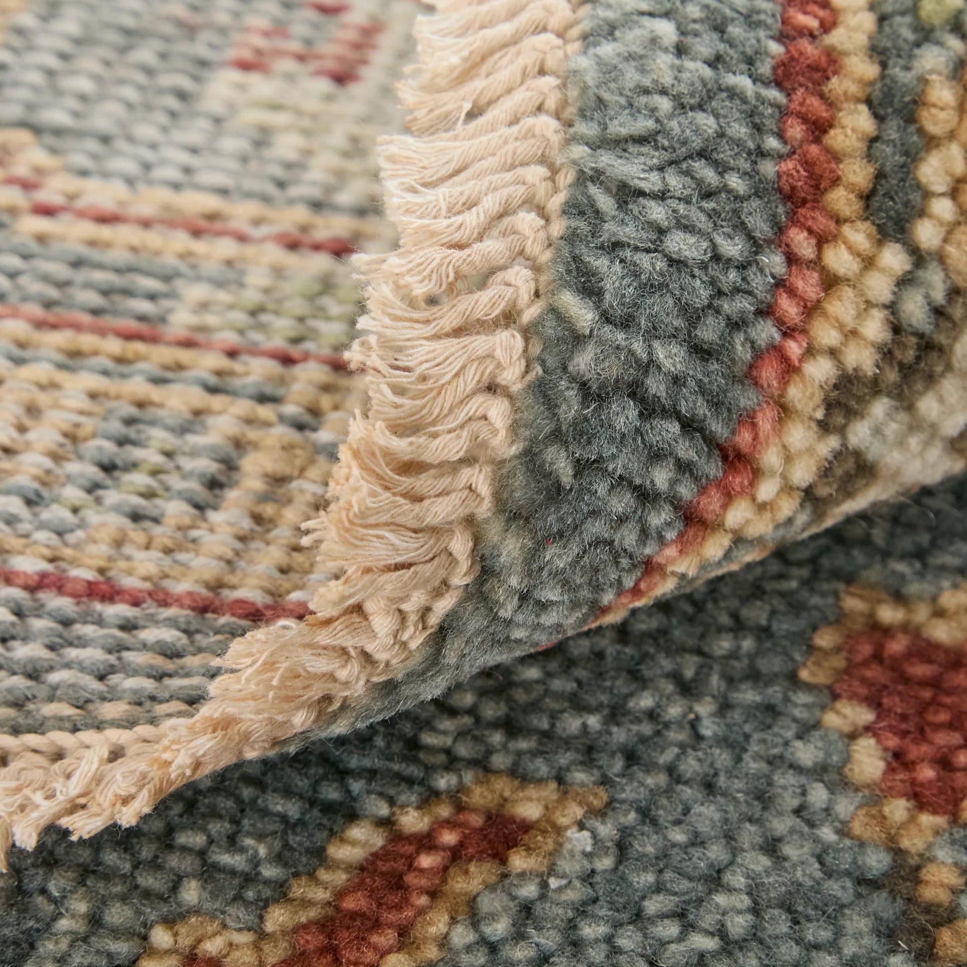 Carrington Traditional Oriental Rug - 6499F by Feizy in blue, red, gold. Made from wool in a unique style.