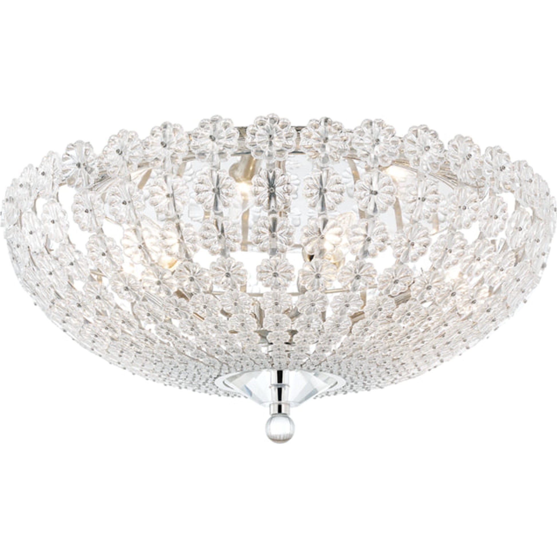 Floral Park Flush Mount by Hudson Valley. Made from brass in a cottage & farmhouse style.