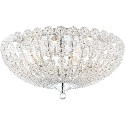 Floral Park Flush Mount by Hudson Valley. Made from brass in a cottage & farmhouse style.