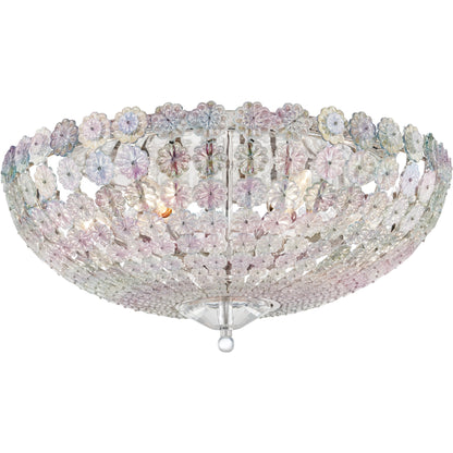 Floral Park Flush Mount by Hudson Valley. Made from brass in a cottage & farmhouse style.