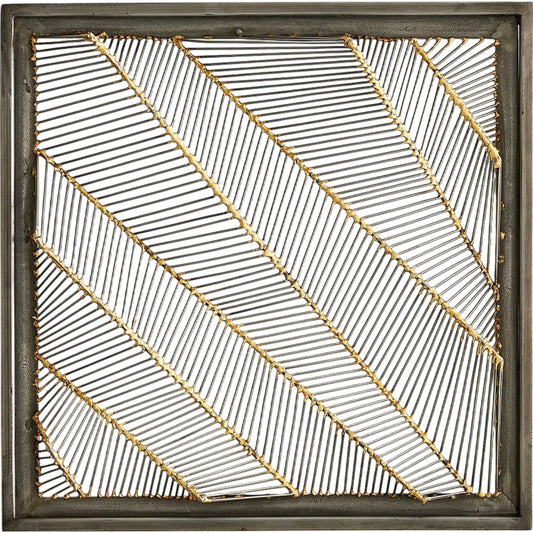 Flair Wall Panel by Global Views in bronze. Made from unique in a unique style.