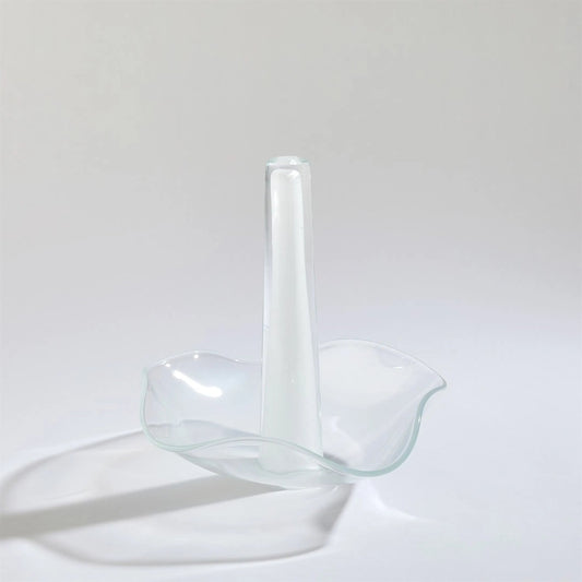 Andromeda Vase by Global Views in white. Made from unique in a modern style.