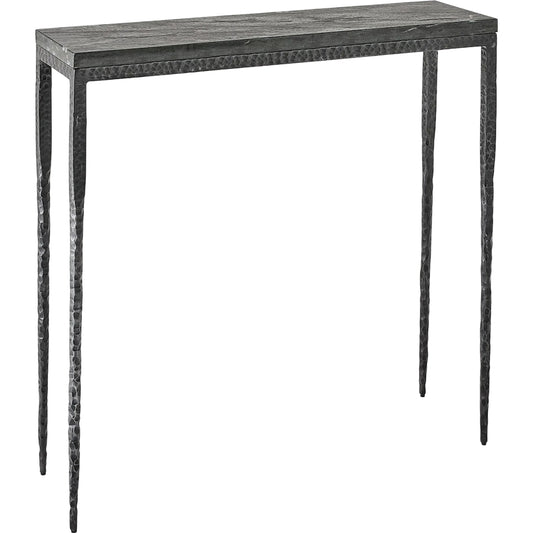Forrester Console by Global Views in black and marble. Made from unique in a unique style.