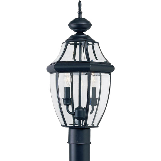 Lancaster Two Light Outdoor Post Lantern by Visual Comfort & Co.. Made from brass in a unique style.
