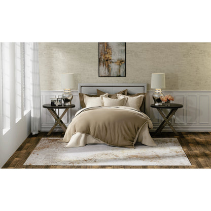 Waldor Rug - 73539NCF by Feizy in brown, tan, ivory. Made from polypropylene, polyester in a unique style.