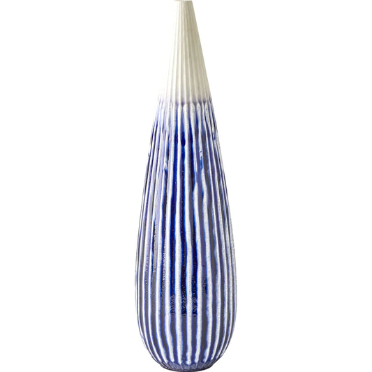 Furrow Taper Vase by Global Views. Made from ceramic in a modern style.