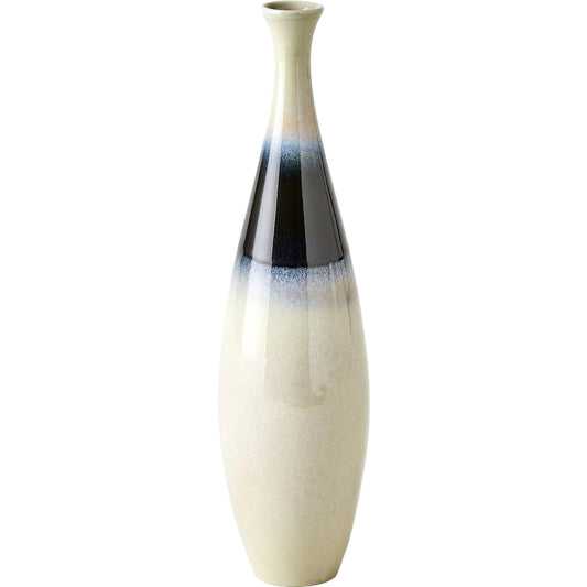 Banded Bottle by Global Views in cobalt. Made from unique in a modern style.