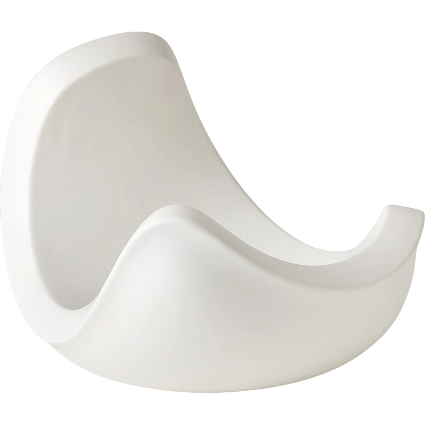 001 SI-2445446 | Primary Silo | Curl Bowl by Global Views in matte white. Made from ceramic in a modern style.