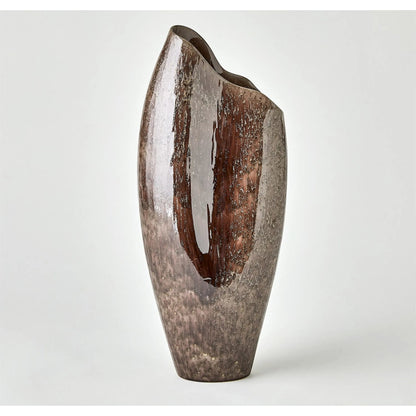 Horn Amethyst Vase by Global Views in amethyst. Made from unique in a modern style.