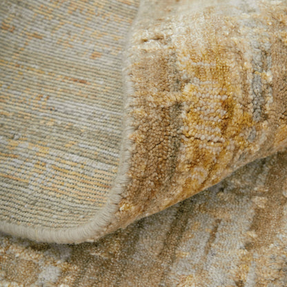 Eastfield Rug - EAS69FQF by Feizy in yellow, ivory, gold. Made from viscose, wool in a unique style.