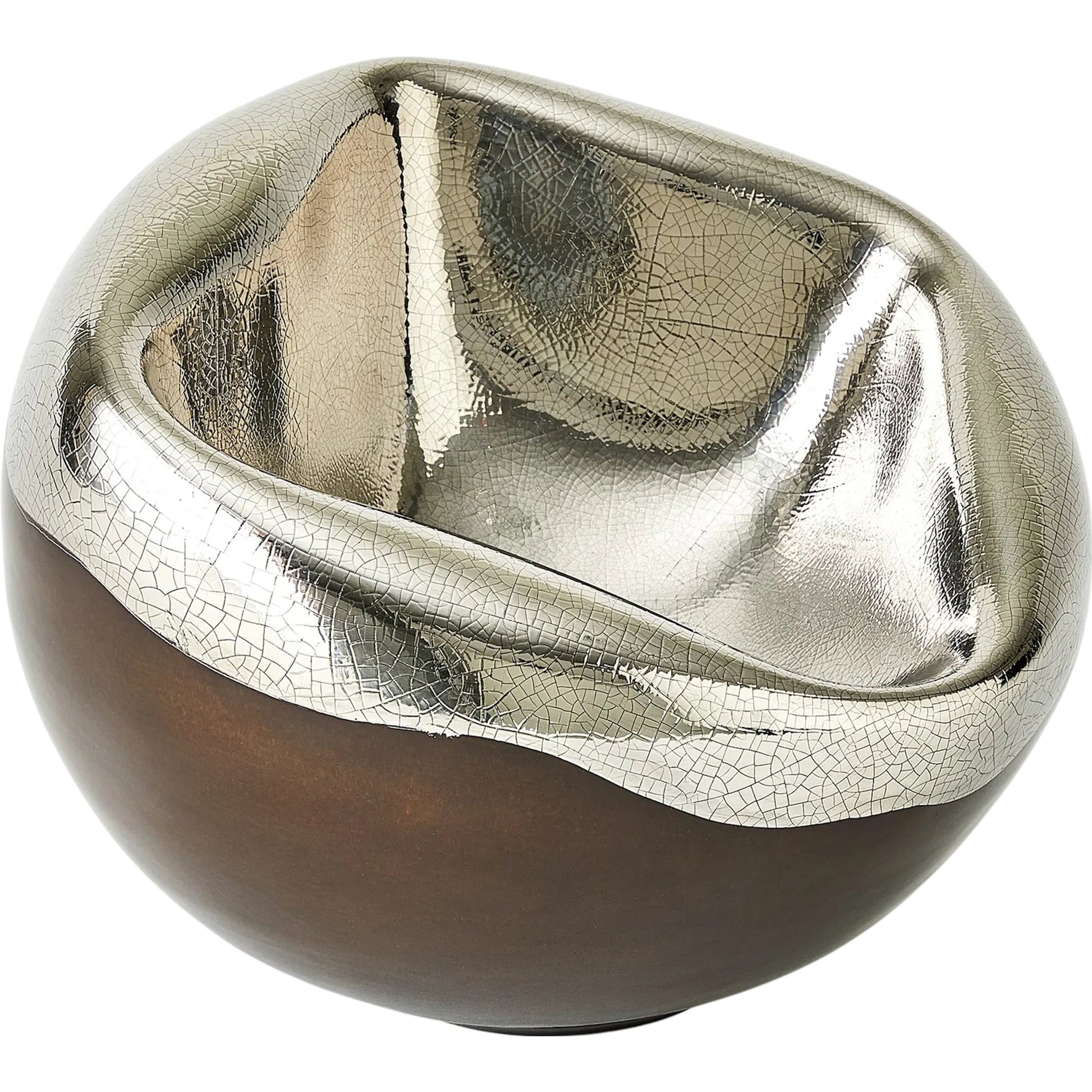 Squished Bowl by Global Views. Made from ceramic in a eclectic & global style.