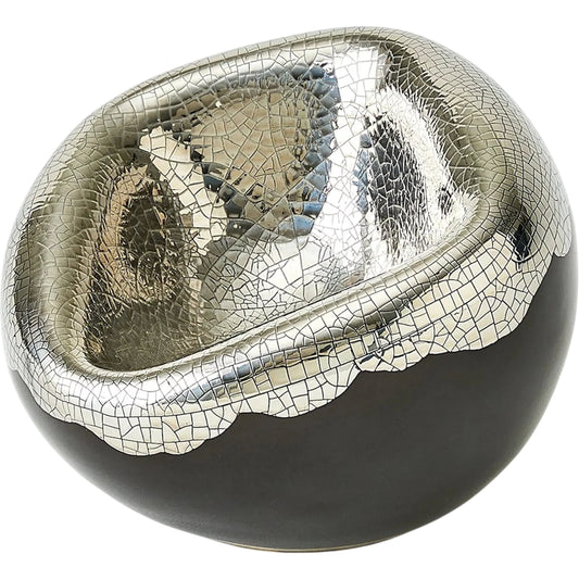 Squished Bowl by Global Views. Made from ceramic in a eclectic & global style.