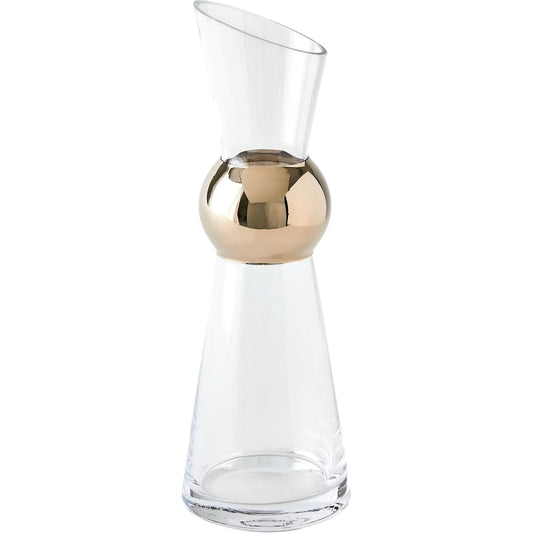 Metallic Orb Carafe by Global Views. Made from art glass in a unique style.