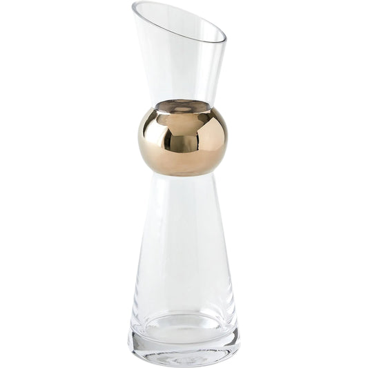Metallic Orb Carafe by Global Views. Made from art glass in a unique style.
