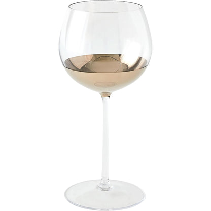 Metallic Orb Wine Glass by Global Views. Made from art glass in a eclectic & global style.