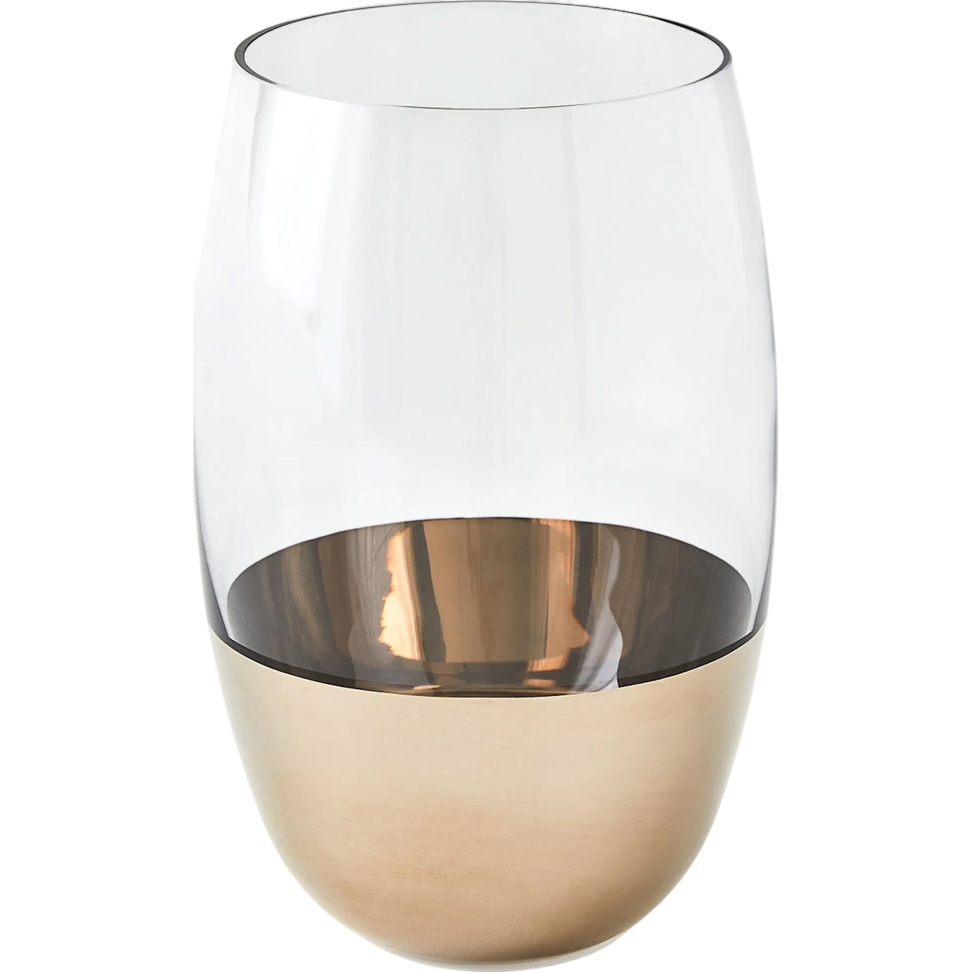 Metallic Orb Highball Glass by Global Views. Made from art glass in a eclectic & global style.
