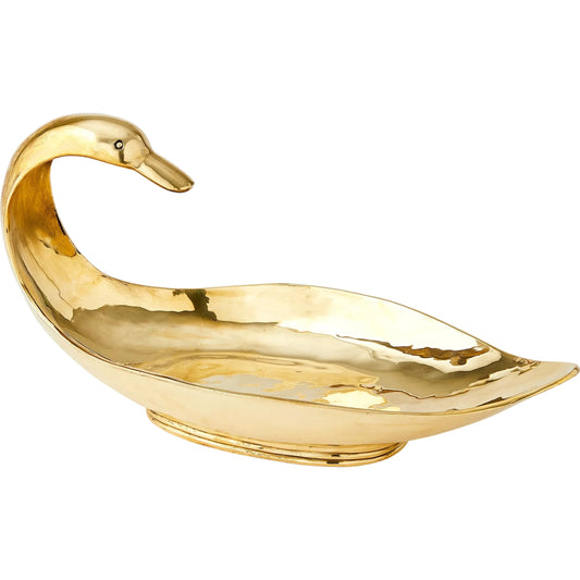 Duck Bowl by Global Views in polished brass. Made from unique in a modern style.