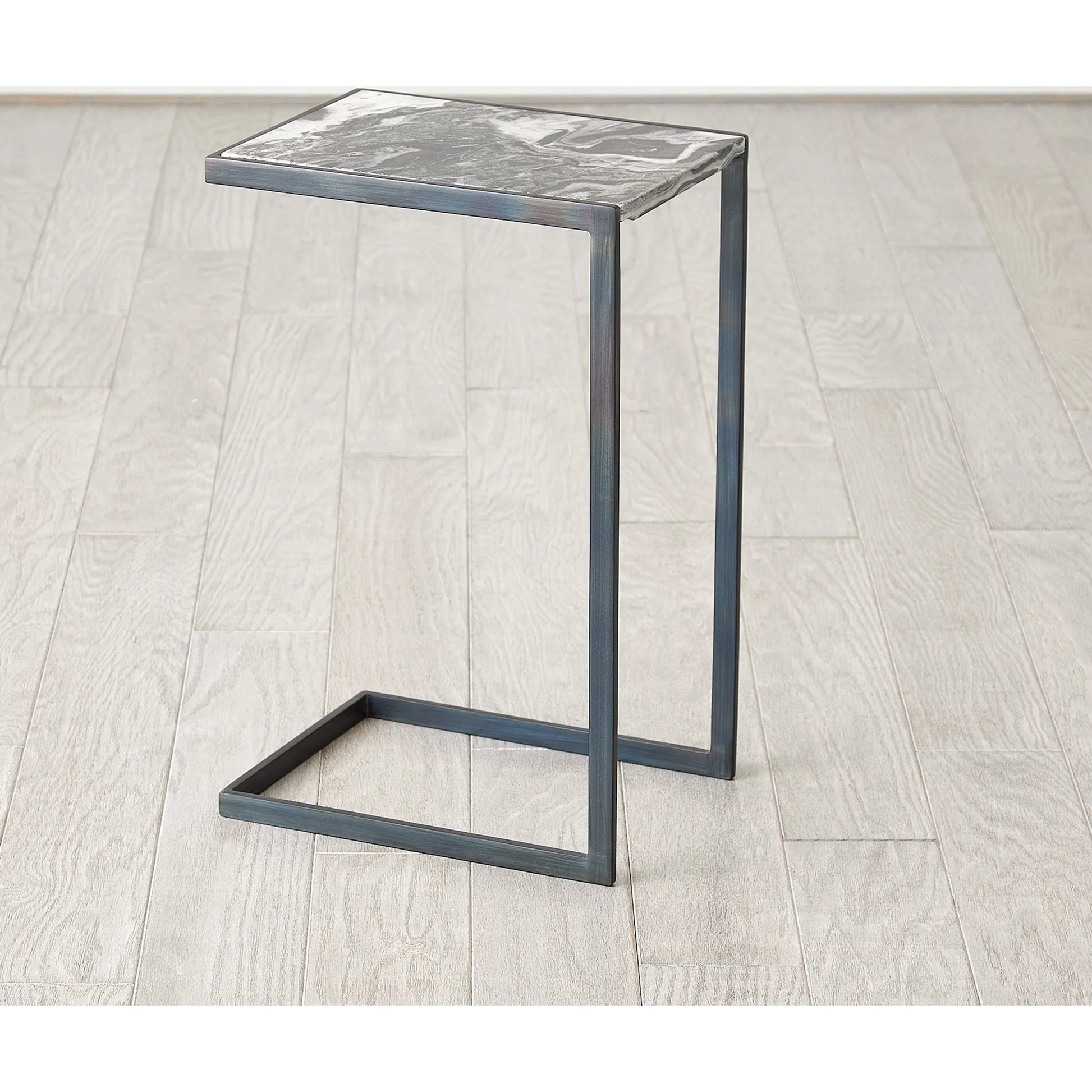 Nudge Nesting Table by Global Views in gunmetal. Made from unique in a modern style.