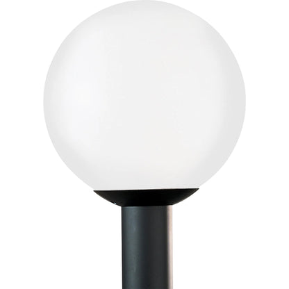 One Light Outdoor Post Lantern by Visual Comfort & Co. in white plastic. Made from polycarbonate in a unique style.