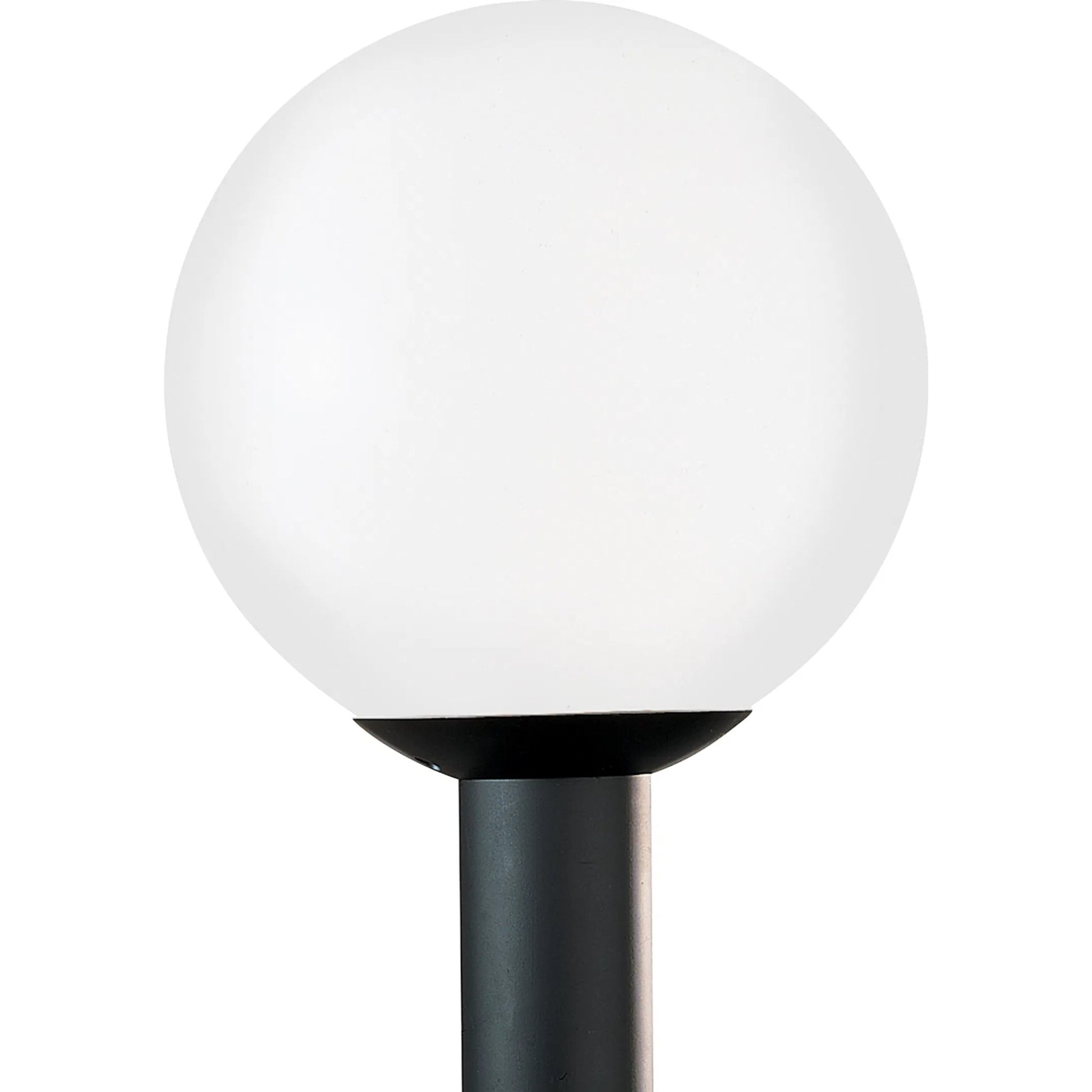 One Light Outdoor Post Lantern by Visual Comfort & Co. in white plastic. Made from polycarbonate in a unique style.