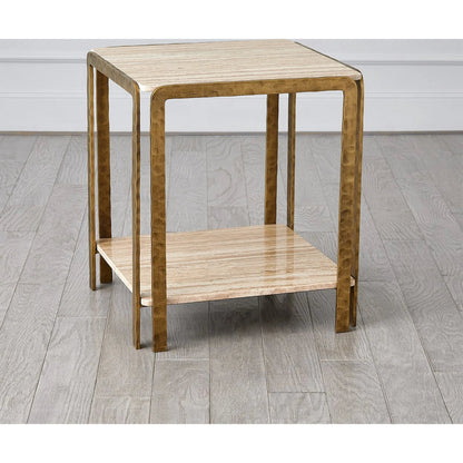 Kraft Pedestal by Global Views in bronze and antique bronze. Made from unique in a eclectic & global style.