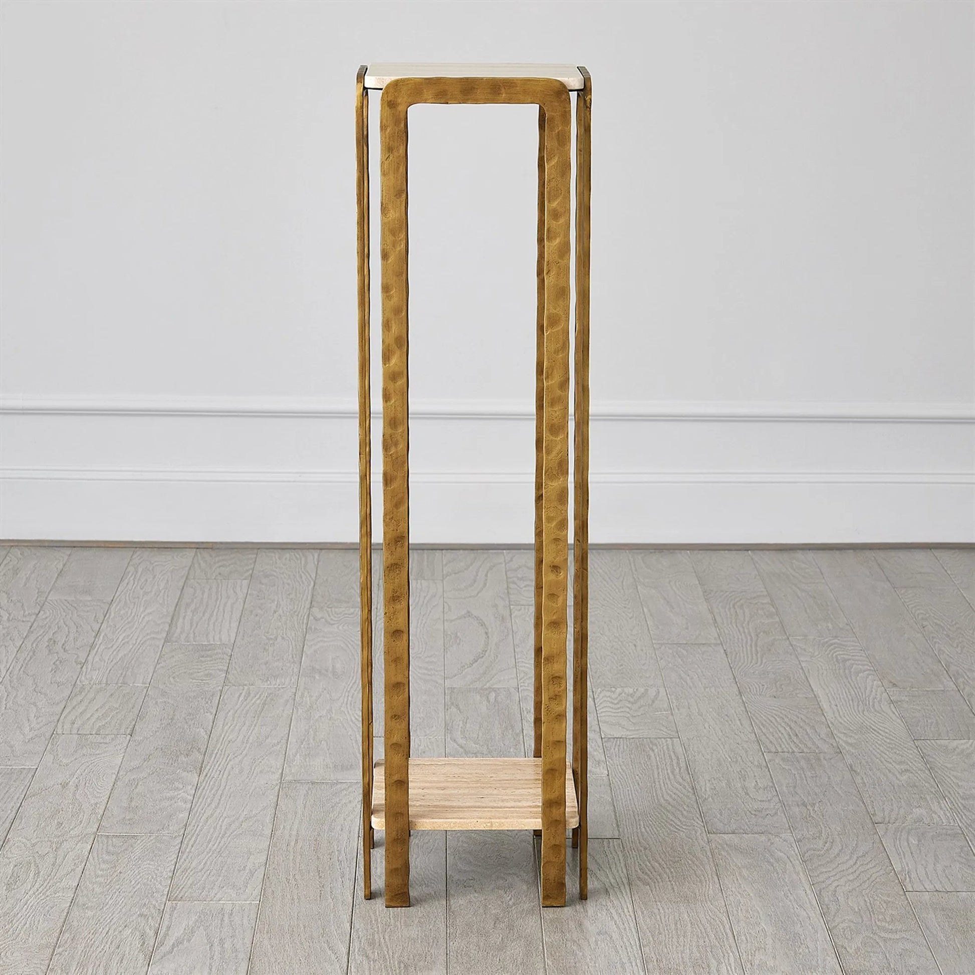 Kraft Pedestal by Global Views in bronze and antique bronze. Made from unique in a eclectic & global style.