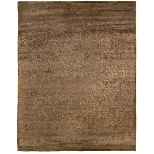 Mosaic 8263 Rug by Exquisite Rugs in brown, silk. Made from bamboo silk in a unique style.