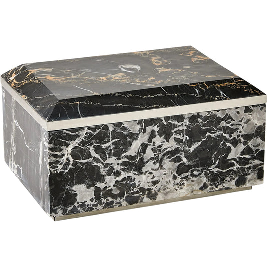 Golden Portoro Box by Global Views in natural. Made from golden portoro, ss in a unique style.