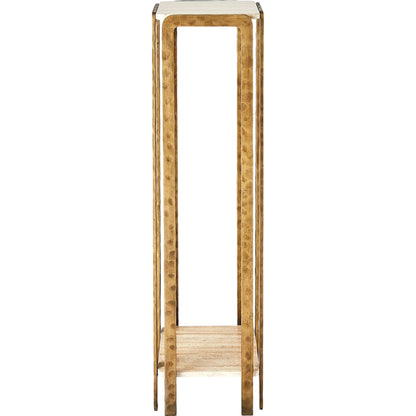 Kraft Pedestal by Global Views in bronze and antique bronze. Made from unique in a eclectic & global style.