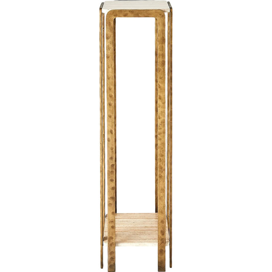 Kraft Pedestal by Global Views in bronze and antique bronze. Made from unique in a unique style.