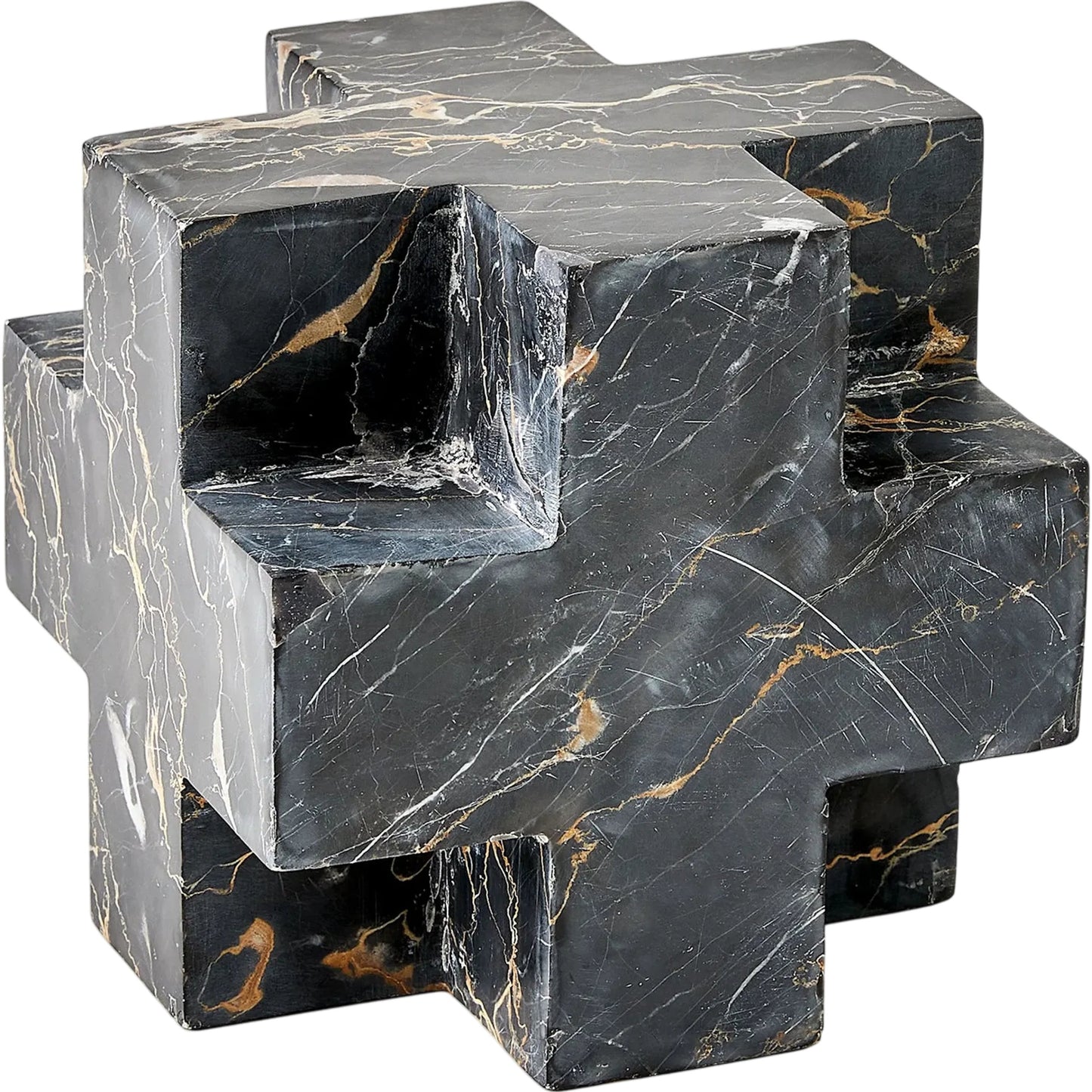 003 SI-2324140 | Primary Silo | Plus Sign Object by Global Views in marble. Made from unique in a modern style.