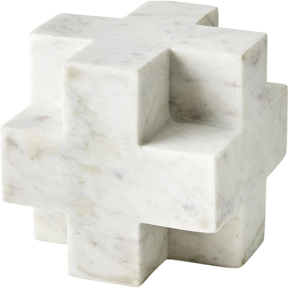 Plus Sign Object by Global Views in marble. Made from unique in a modern style.