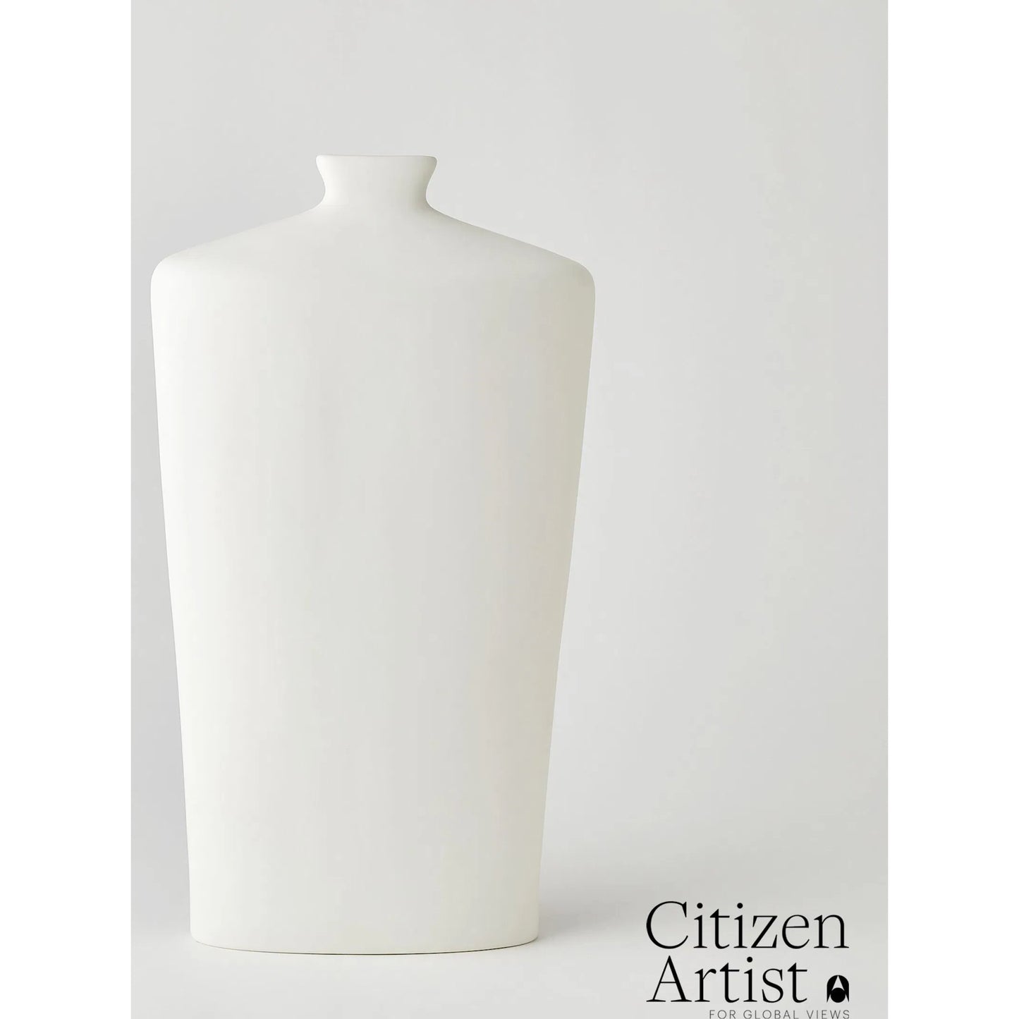 009 SI-2324558 | Additional Silo | Terzo Vase by Global Views in matte white. Made from unique in a modern style.
