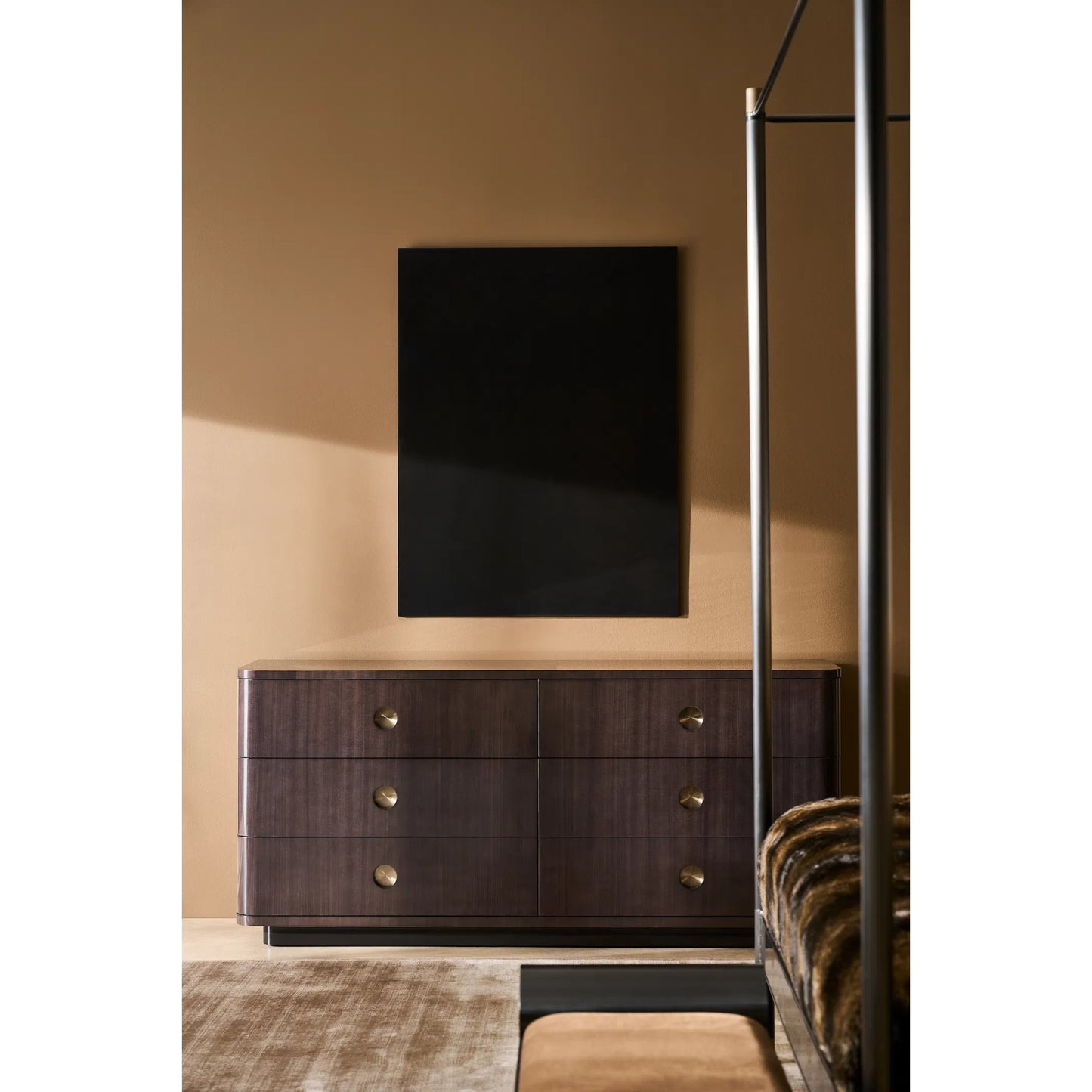003 SI-2370712 | Lifestyle | Bachelor Dresser by Caracole in otter gloss. Made from unique in a traditional style.