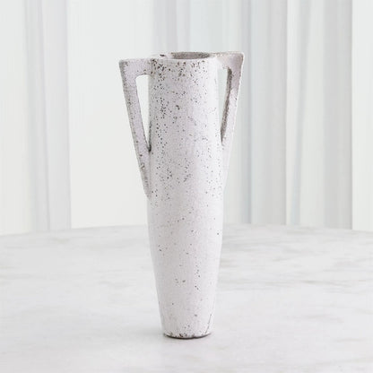 Diaphony Vase by Global Views. Made from ceramic-raku in a modern style.