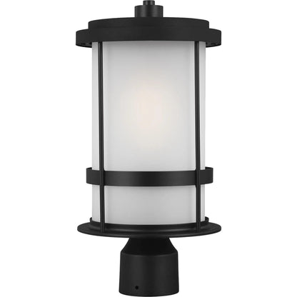 Wilburn One Light Outdoor Post Lantern by Visual Comfort & Co.. Made from aluminum in a unique style.