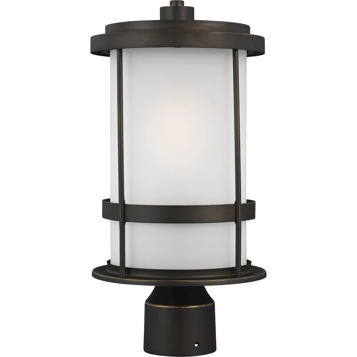 004 SI-2241380 | Primary Silo | Wilburn One Light Outdoor Post Lantern by Visual Comfort & Co.. Made from aluminum in a unique style.