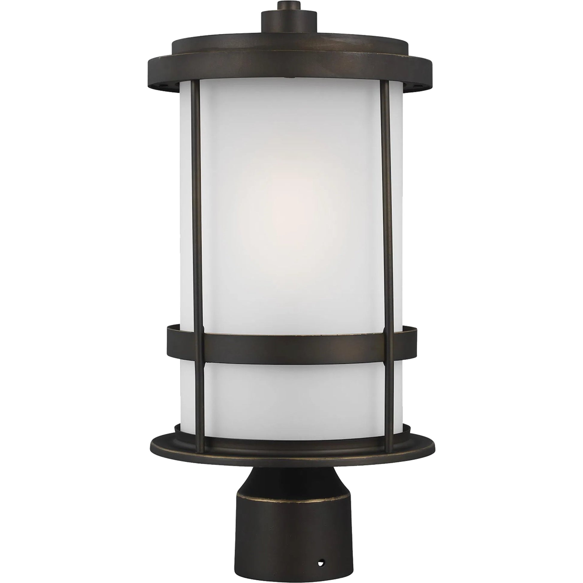Wilburn One Light Outdoor Post Lantern by Visual Comfort & Co.. Made from aluminum in a unique style.