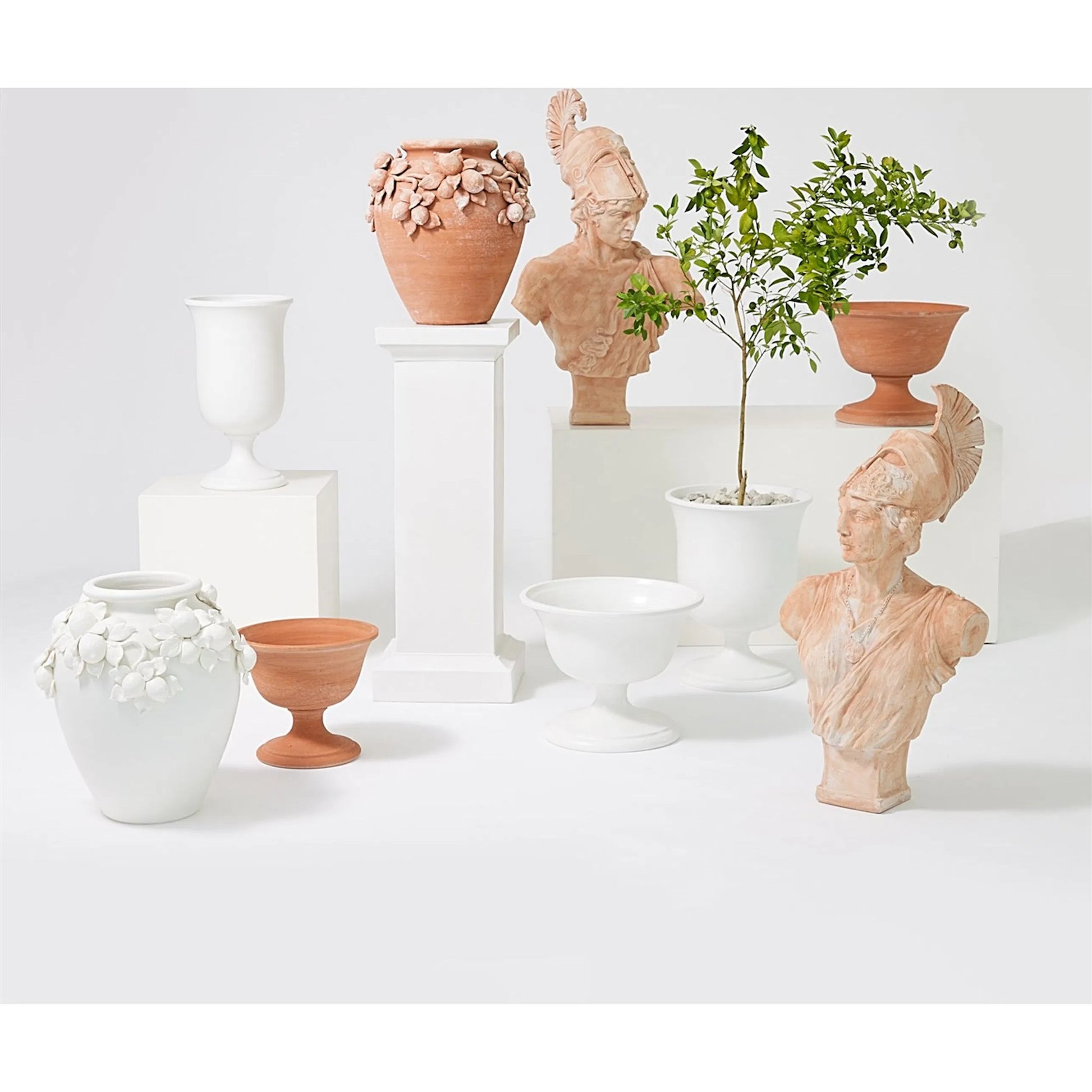 Mars Terracotta Sculpture by Global Views in terracotta. Made from unique in a unique style.