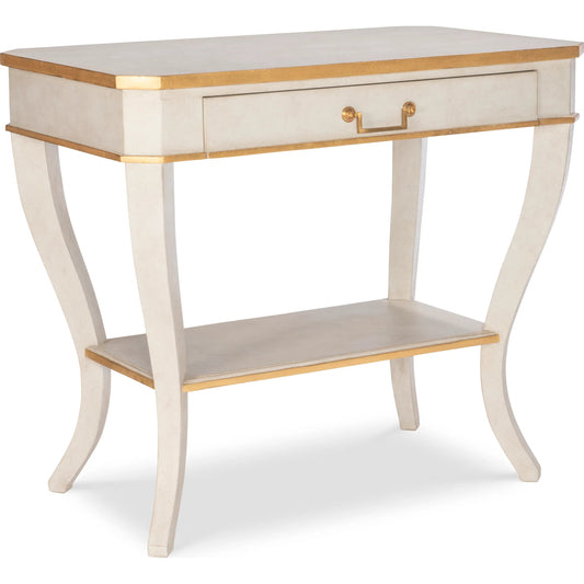 Hugo Occasional Table by Maitland-Smith in french white. Made from unique in a unique style.