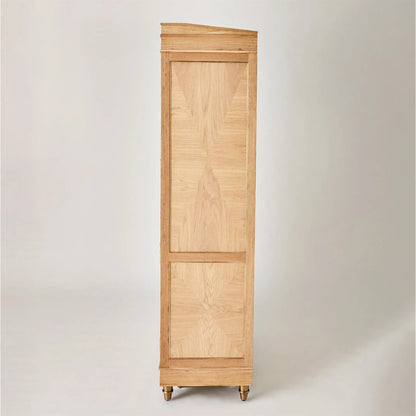 Directoire Tall Cabinet by Global Views in natural, red and marble. Made from unique in a transitional style.