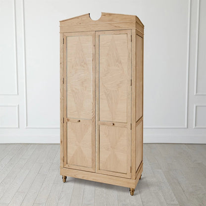 Directoire Tall Cabinet by Global Views in natural, red and marble. Made from unique in a transitional style.