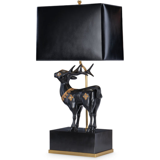 Faithful Not Fawning Lamp by Maitland-Smith. Made from unique in a traditional style.