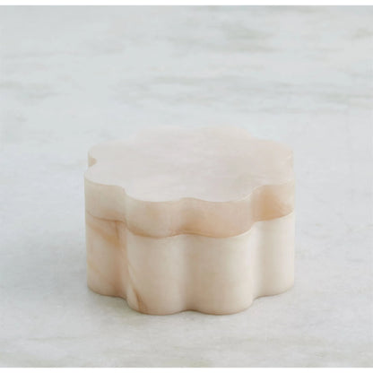Cumulus Alabaster Wide Box by Global Views in ivory. Made from unique in a unique style.