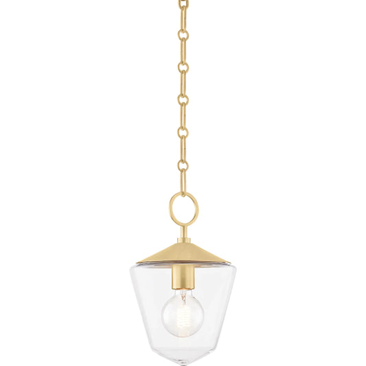 Greene Pendant by Hudson Valley. Made from steel in a transitional style.