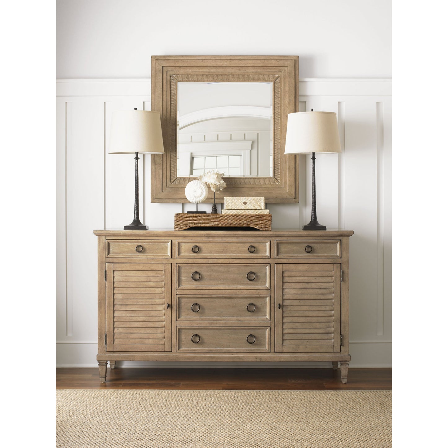 001 SR-835694 | Lifestyle | Spyglass Mirror by Lexington. Made from unique in a cottage & farmhouse style.