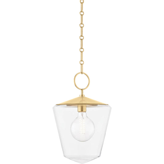 Greene Pendant by Hudson Valley. Made from steel in a transitional style.